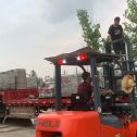 德州 黄金麻冰裂纹，地铺石装车