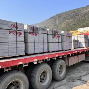 德州 芝麻灰地铺石出货日常