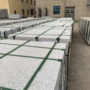 德州 白麻花岗岩5.0公分荔枝面地铺石