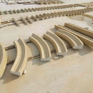 德州 黄金麻花岗岩别墅线条