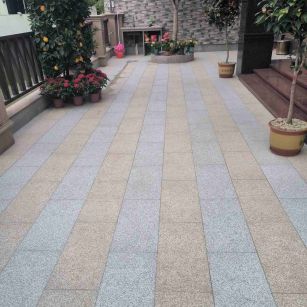 德州 黄金麻白麻荔枝面庭院铺装展示