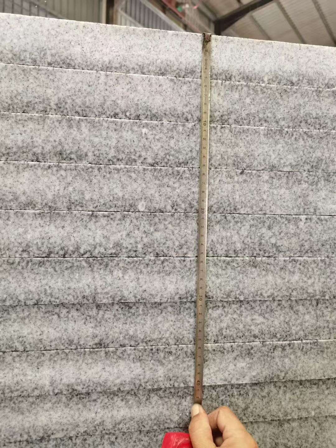 德州 芝麻白火烧成品厚薄均匀，B料价格接近A料质量