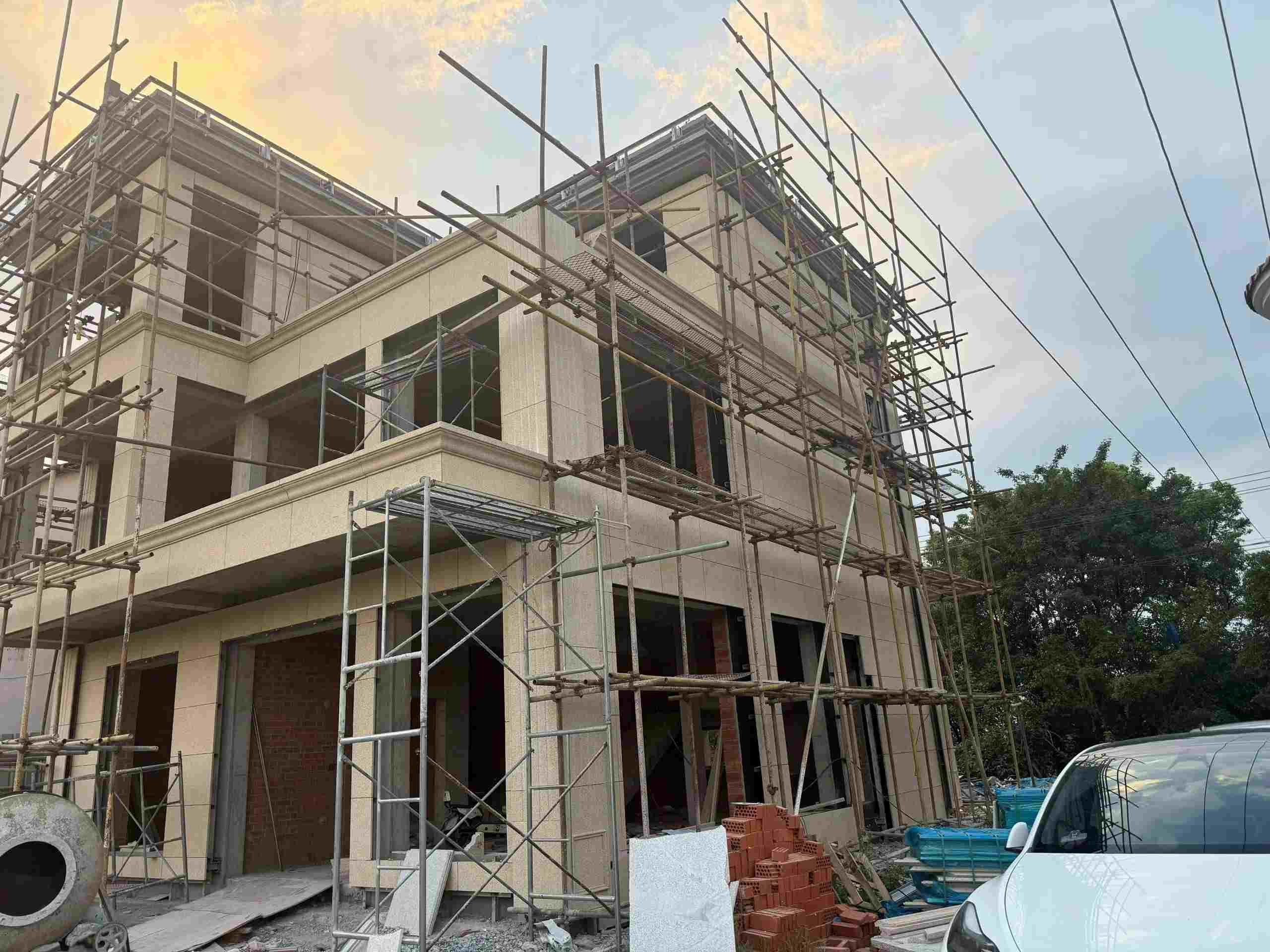 德州 黄金麻荔枝面花岗岩外墙干挂