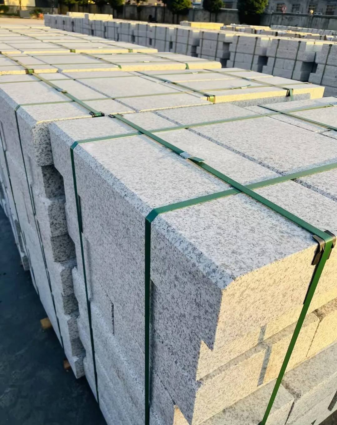 德州 白麻花岗岩路沿石，马路牙子，路缘石，平石，立缘石等