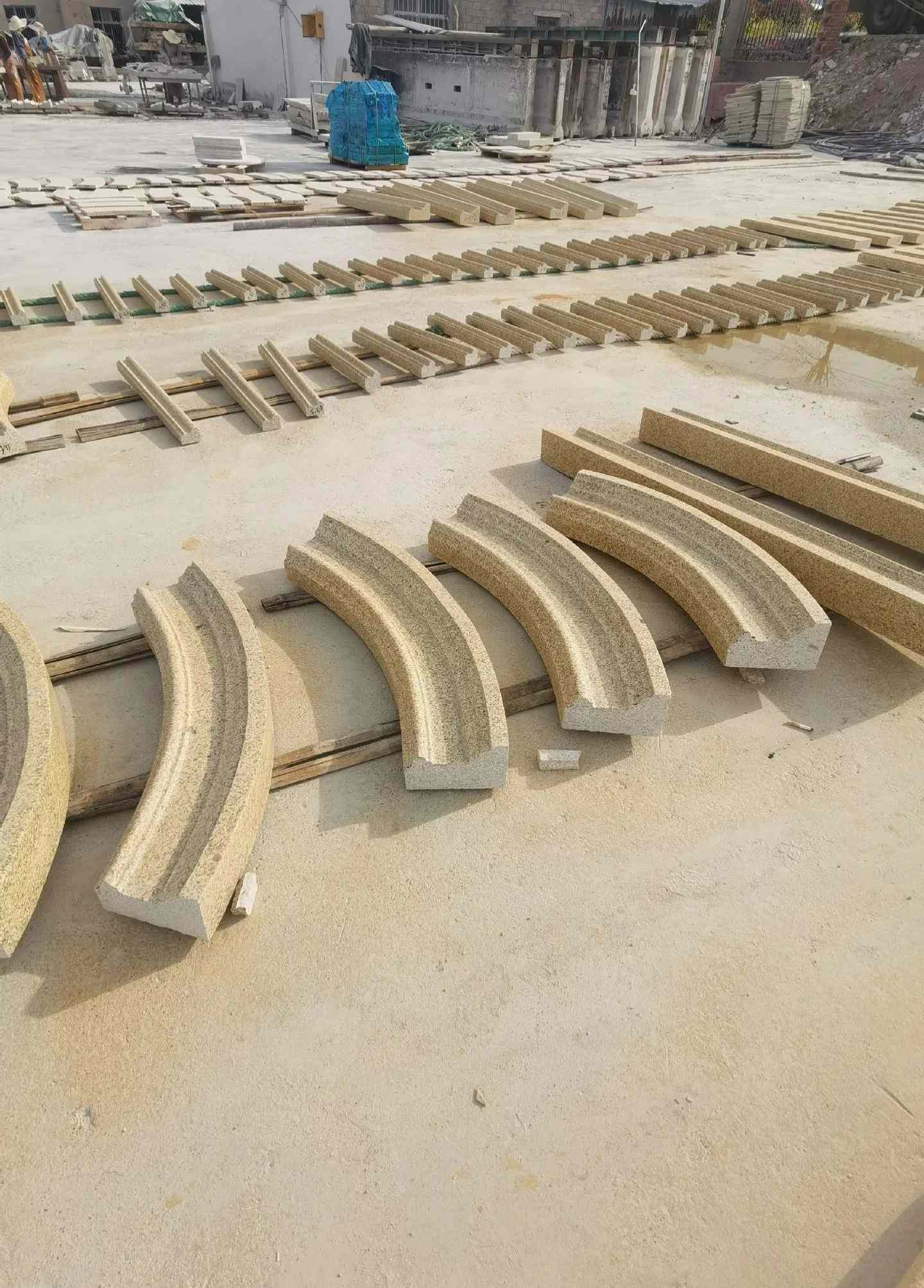 德州 黄金麻花岗岩别墅线条