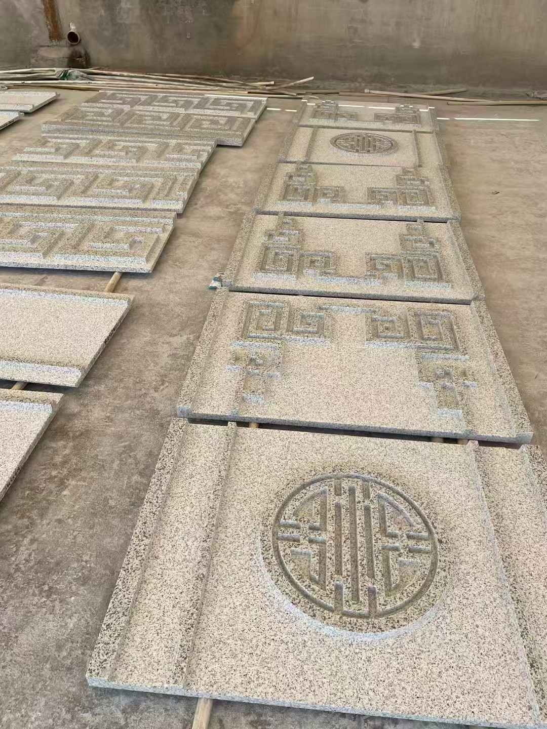 德州 白麻花岗岩外墙立面雕刻板