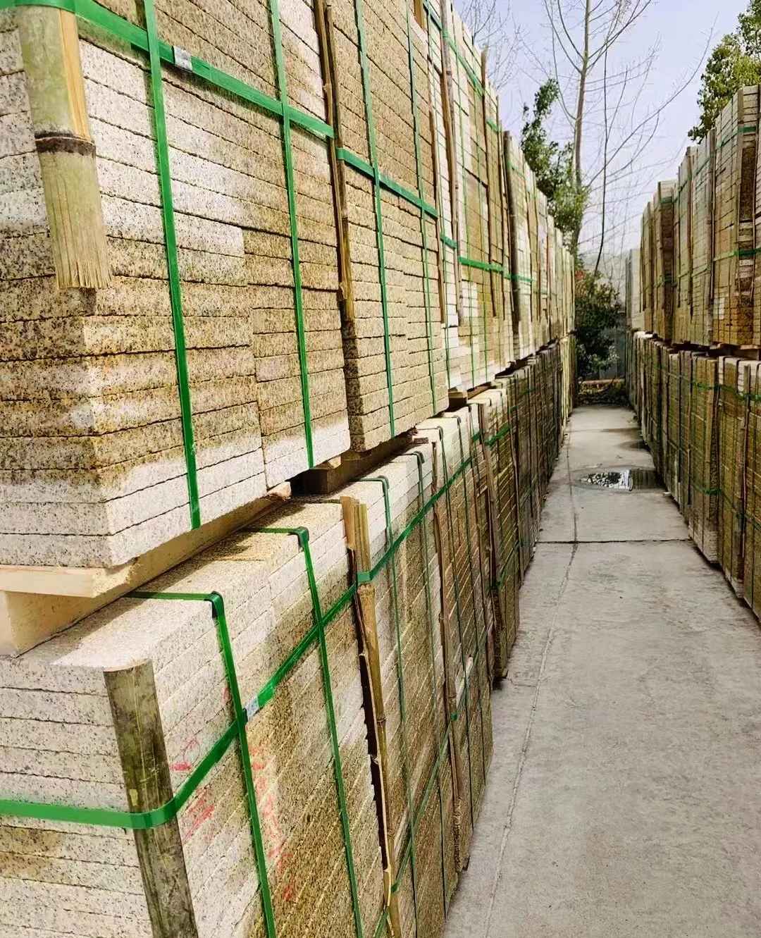 德州 黄金麻花岗岩荔枝面地铺石