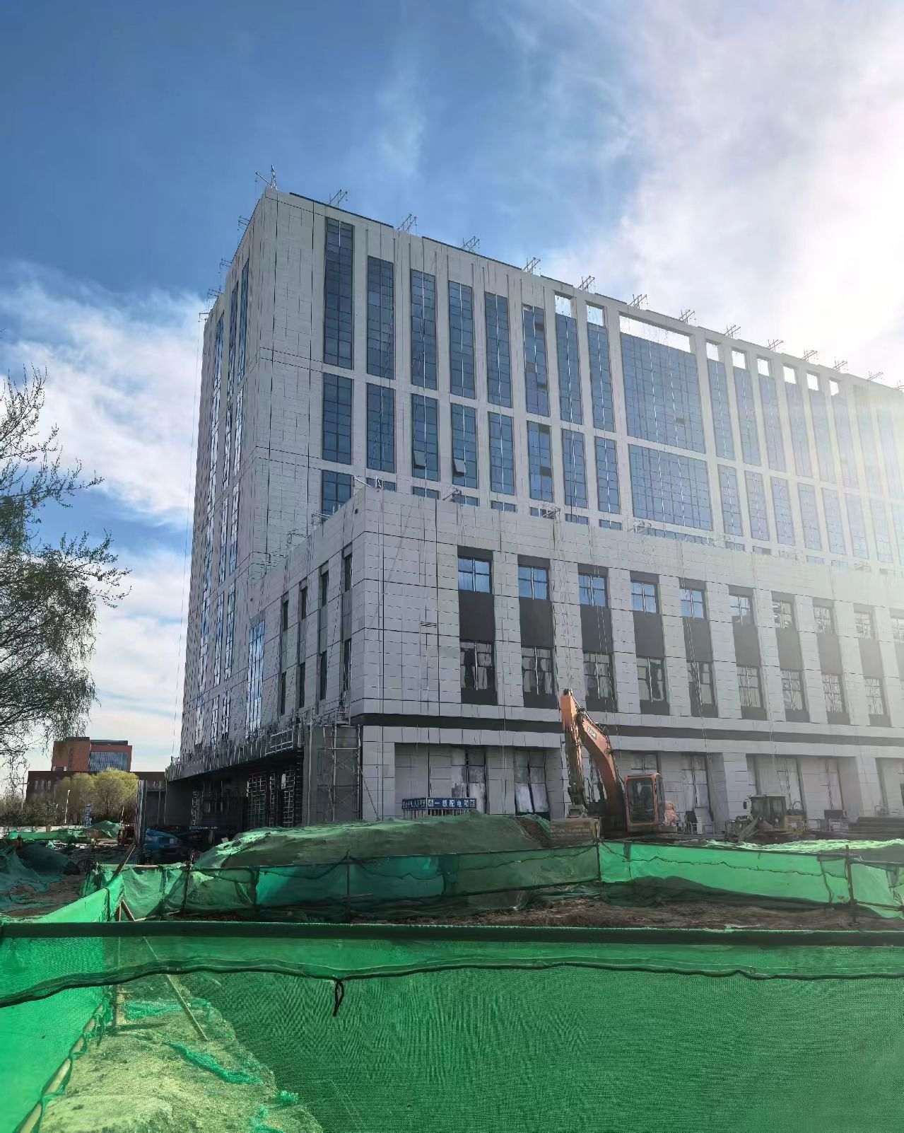 德州 白麻花岗岩石材外墙干挂