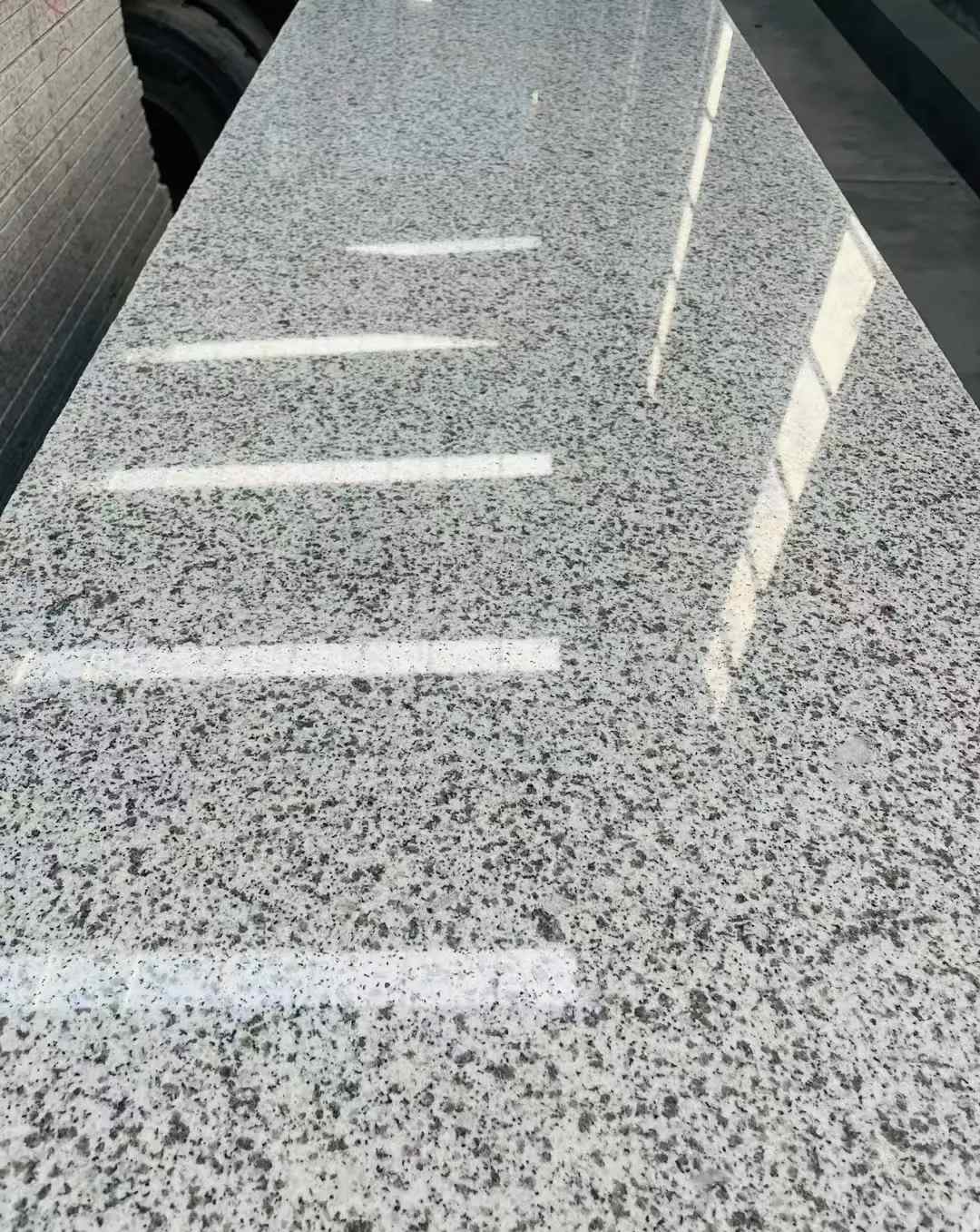 德州 白麻花岗岩光面毛板